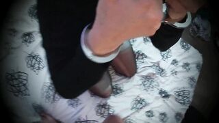 Handcuffed bj Stepsister/ Hard Deepthroat/ Hard Sucking Off Dick/ Choke with Spit