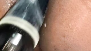 African using Fucked Machine