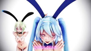 Mmd Gumi and Rin LUVORATORRRRRY! Sex Dance 3d Cartoon