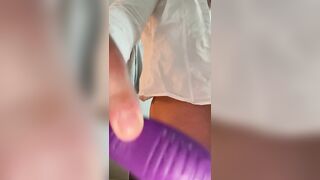 Lusty milf with Vibrators