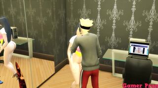 Perverted Family Cap four boruto goes up to view his