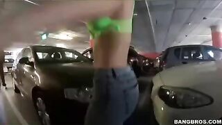 The Gorgeous AND Wonderful BUTT Sex into OUTSIDE