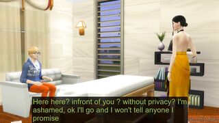 eastern Milf Offer Sensual Grind To Her Son Who Visited