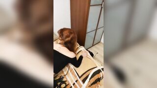 Горячая малышка вместо селфи получила член