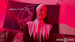 Nun Slat Spanking and Double Penitration