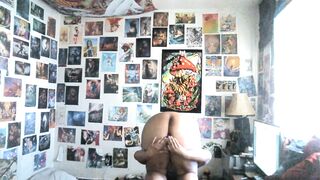 Thick and Gagged Misato sluts Plays with herself and her Sex Toys for