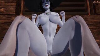 pov fucking the Goddess vampire mom Lady Dimitrescu into a