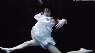Aqua sluts Andrejka Underwater Stripping and Swimming