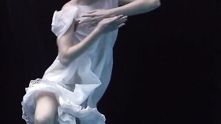 Aqua sluts Andrejka Underwater Stripping and Swimming