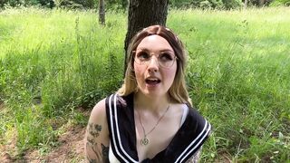 Sailor Bimbo Gets Smashed inside the Forest