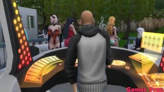 Cartoon ecchi Cap five maestro roshi makes everyone dance and