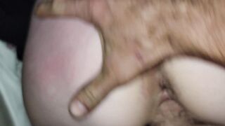 Filthy Talking Slim Blonde Ejaculates all over BWC Doggy Style Making Cunt
