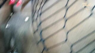 Black Bimbo Creamy Close up Tag Team taking Turns second Dude