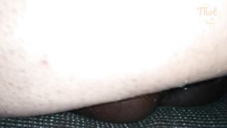 Black Bimbo Creamy Close up Tag Team taking Turns second Dude