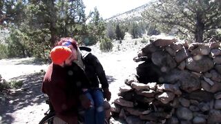 Bunny Gets Outside Spanks from Para Daddy- Fingers to Squirt