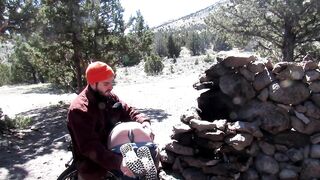 Bunny Gets Outside Spanks from Para Daddy- Fingers to Squirt