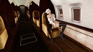 Trap the Cat FURRY Masturbates on the Plane [3d Cartoon Uncensored]