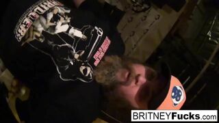 Hot blonde into a classic tease and solo