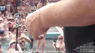 cougar Party Chicks getting Nude at Florida Soak Tshirt Contest