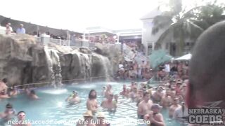 cougar Party Chicks getting Nude at Florida Soak Tshirt Contest