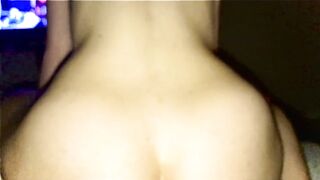 Babe Wifey with a Juicy a Fat Booty Riding Husbands Penis with