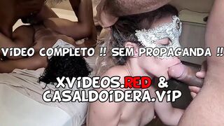 2 brazilian couples on amateur interracial swing with lot of
