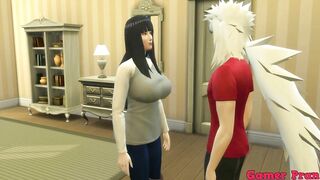 Animated ecchi Cap 14 jiraiya worried about her friend hinata