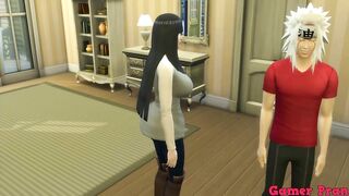 Animated ecchi Cap 14 jiraiya worried about her friend hinata