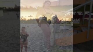 Stunning Colombian Eighteen La Paisa having fun inside Miami Beach!!