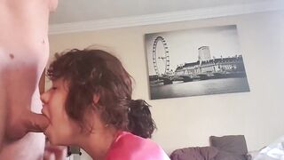 Early morning oral sex and hand job till I cum