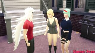 Hentai ecchi Cap 16 jiraiya fucking public with bulma and