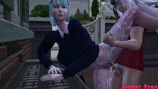 Hentai ecchi Cap 16 jiraiya fucking public with bulma and