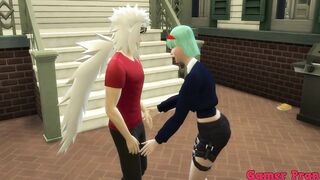Hentai ecchi Cap 16 jiraiya fucking public with bulma and