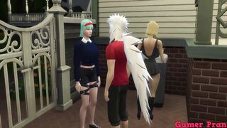 Hentai ecchi Cap 16 jiraiya fucking public with bulma and