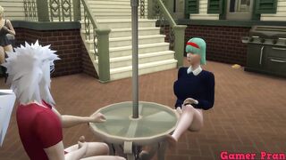 Hentai ecchi Cap 16 jiraiya fucking public with bulma and