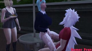 Hentai ecchi Cap 16 jiraiya fucking public with bulma and