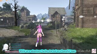 College women Screwed while on an Adventure [sword X Hime Gameplay Scenario]