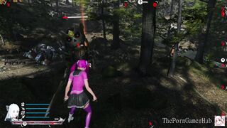 College women Screwed while on an Adventure [sword X Hime Gameplay Scenario]
