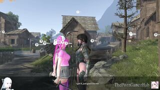 College women Screwed while on an Adventure [sword X Hime Gameplay Scenario]