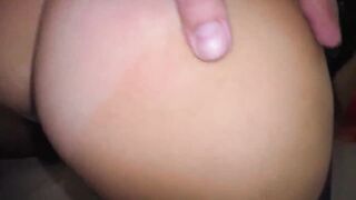 rough anal sex and spanking on MILF's booty