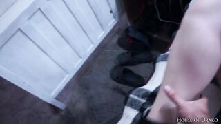 Gothic Inked BBW cougar - Husband Likes to Choke me and See