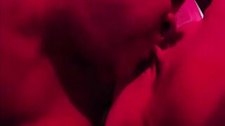TIme Lapse Shot Making Out Step Cousin Kisses Turned On Milfs Clitoris and Gets Covered