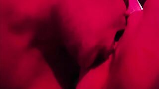 TIme Lapse Shot Making Out Step Cousin Kisses Turned On Milfs Clitoris and Gets Covered