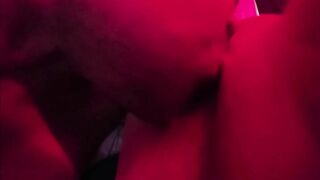 TIme Lapse Shot Making Out Step Cousin Kisses Turned On Milfs Clitoris and Gets Covered