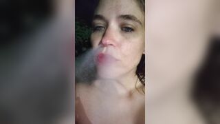 Snap Inhales, a few Nostril Exhales, and Deep Holds (Smoking Tape)