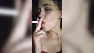 Snap Inhales, a few Nostril Exhales, and Deep Holds (Smoking Tape)