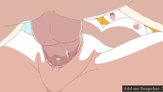 Cum in Uncensored Animated Cartoon Accidental, my Friends sexy Milf, Barefoot Screwed,
