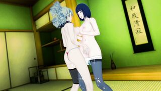3D Anime: Temari and Hinata ARRANGED GODDESS DYKE SEX (Naruto)