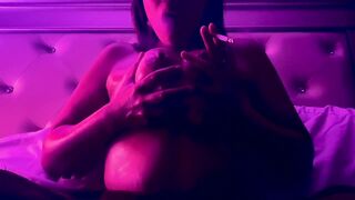 Natalia Cummings Smoke and Boobs