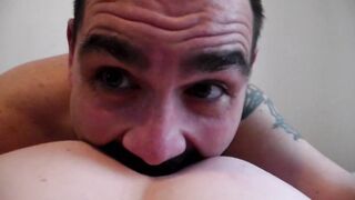 cougar Jizzes during Fetish Vagina Play and Booty Eating